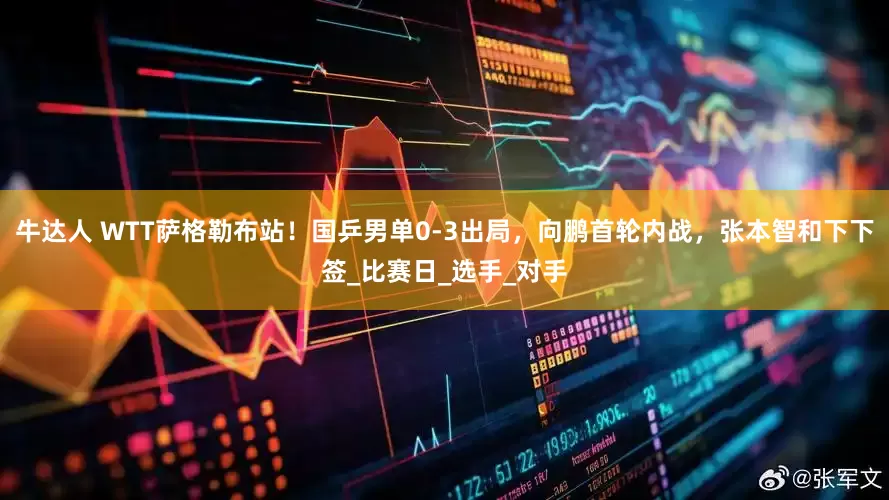 牛达人 WTT萨格勒布站！国乒男单0-3出局，向鹏首轮内战，张本智和下下签_比赛日_选手_对手