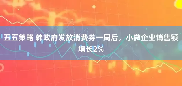 五五策略 韩政府发放消费券一周后，小微企业销售额增长2%